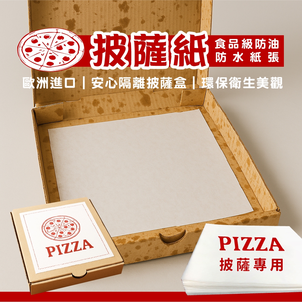 【克林】披薩紙 pizza紙 1000張 食品級 防油防水紙 防油紙 披薩墊紙 吸油紙 防油墊紙 紙墊 外帶 窯烤披薩